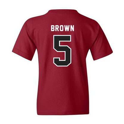 Lenoir Rhyne - NCAA Women's Basketball : Elyseia Brown - Classic Shersey Youth T-Shirt-1