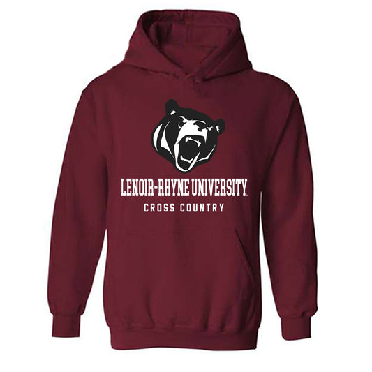 Lenoir Rhyne - NCAA Men's Cross Country : Cooper Geib - Classic Shersey Hooded Sweatshirt-0