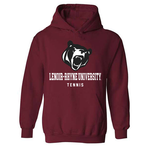 Lenoir Rhyne - NCAA Men's Tennis : Zeno Godi - Classic Shersey Hooded Sweatshirt-0