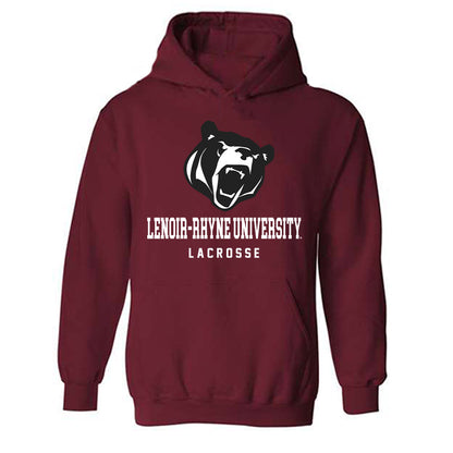 Lenoir Rhyne - NCAA Men's Lacrosse : Donovan Powell - Classic Shersey Hooded Sweatshirt-0