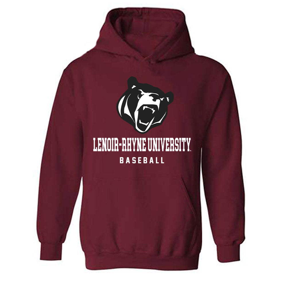 Lenoir Rhyne - NCAA Baseball : Holden Carpenter - Classic Shersey Hooded Sweatshirt-0
