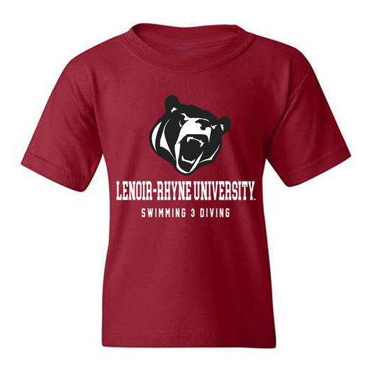 Lenoir Rhyne - NCAA Men's Swimming & Diving : Cooper Sledge - Classic Shersey Youth T-Shirt-0