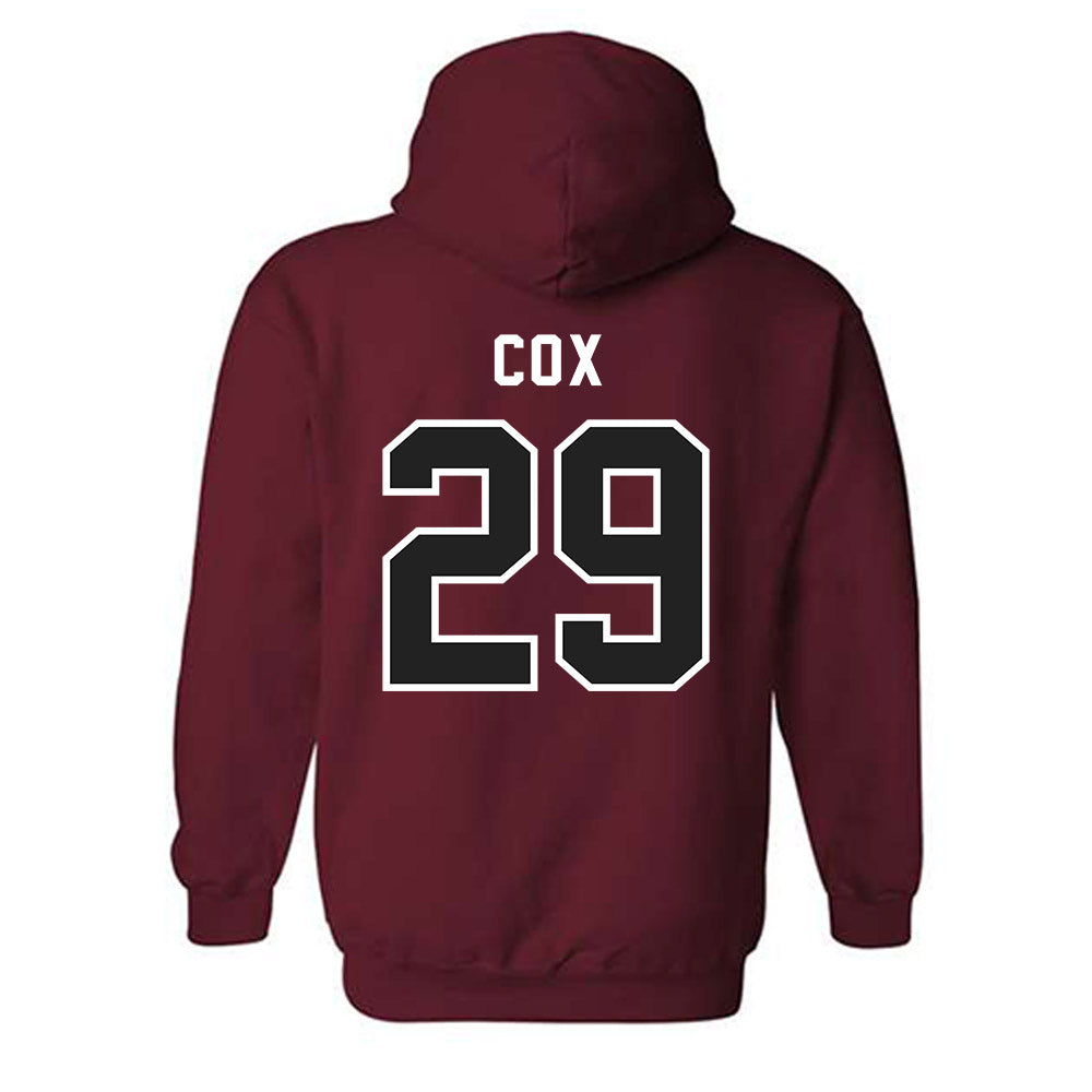 Lenoir Rhyne - NCAA Football : JCorey Cox - Classic Shersey Hooded Sweatshirt-1