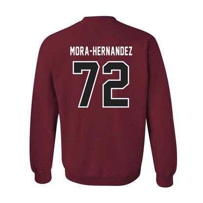 Lenoir Rhyne - NCAA Football : Aaron Jr Mora-Hernandez - Classic Shersey Crewneck Sweatshirt-1