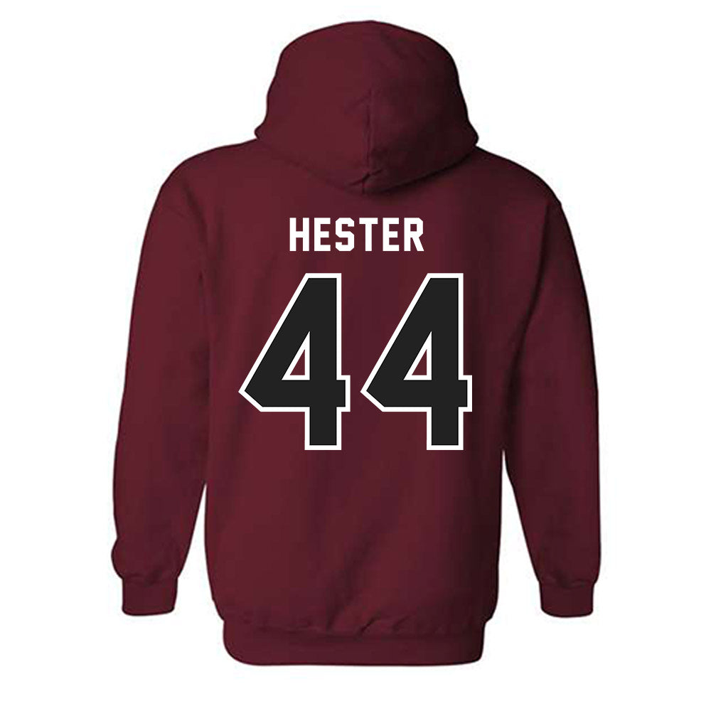 Lenoir Rhyne - NCAA Baseball : Hayden Hester - Classic Shersey Hooded Sweatshirt-1