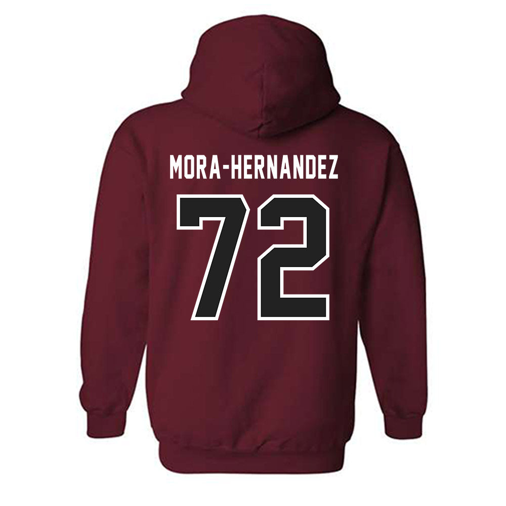 Lenoir Rhyne - NCAA Football : Aaron Jr Mora-Hernandez - Classic Shersey Hooded Sweatshirt-1
