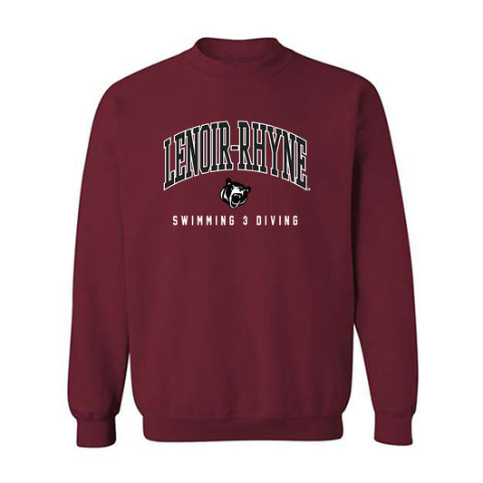 Lenoir Rhyne - NCAA Men's Swimming & Diving : Cooper Sledge - Classic Shersey Crewneck Sweatshirt-0