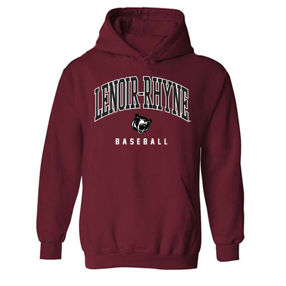 Lenoir Rhyne - NCAA Baseball : Hayden Hester - Classic Shersey Hooded Sweatshirt-0
