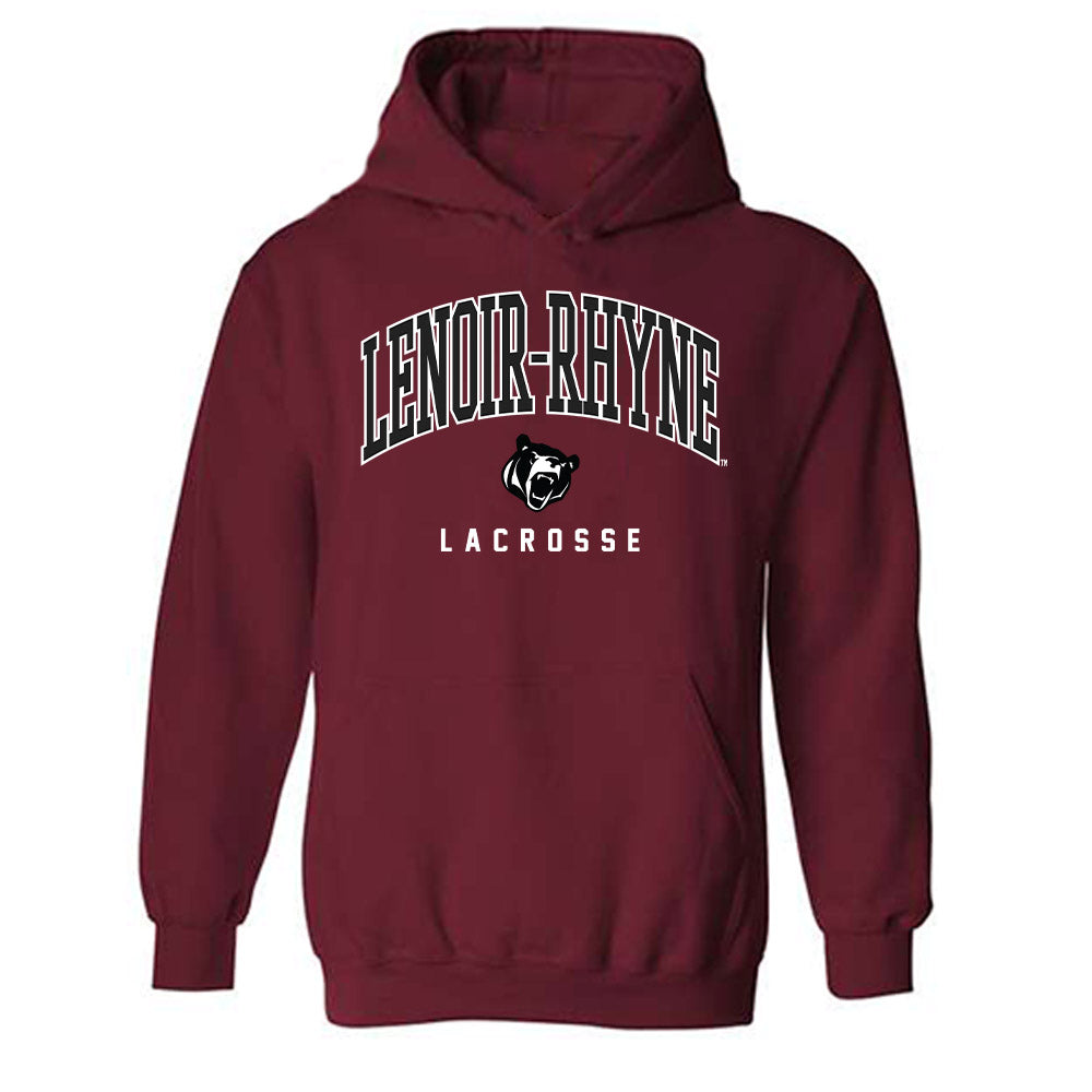 Lenoir Rhyne - NCAA Men's Lacrosse : Parks Painter - Classic Shersey Hooded Sweatshirt-0