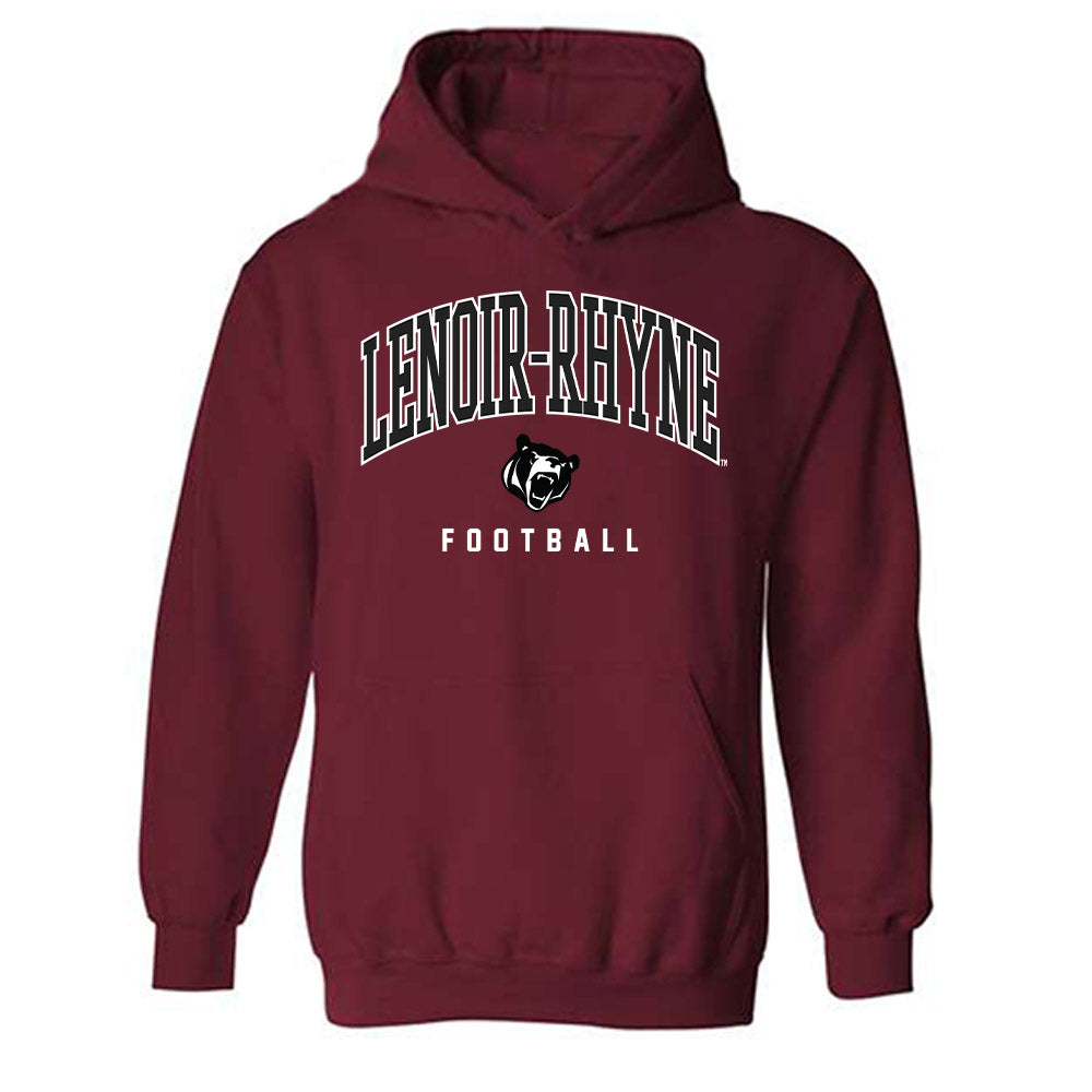 Lenoir Rhyne - NCAA Football : Erik Garrett - Classic Shersey Hooded Sweatshirt-0