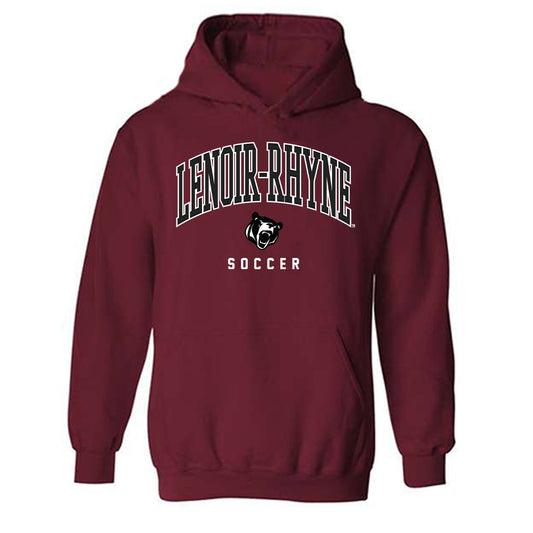 Lenoir Rhyne - NCAA Men's Soccer : Keowen Arguello - Classic Shersey Hooded Sweatshirt-0