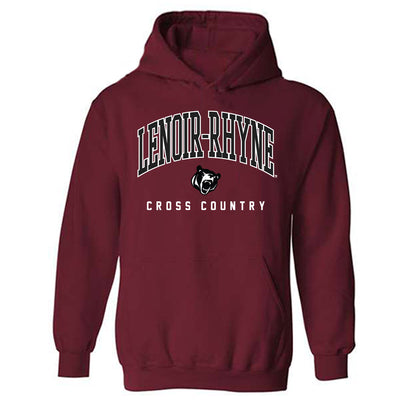 Lenoir Rhyne - NCAA Men's Cross Country : Heath Williams - Classic Shersey Hooded Sweatshirt-0