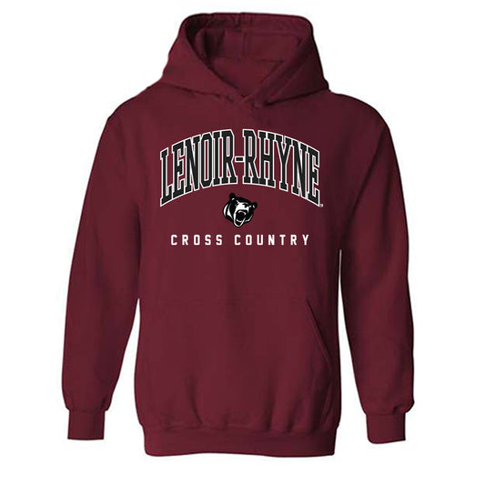 Lenoir Rhyne - NCAA Men's Cross Country : Cooper Geib - Classic Shersey Hooded Sweatshirt-0