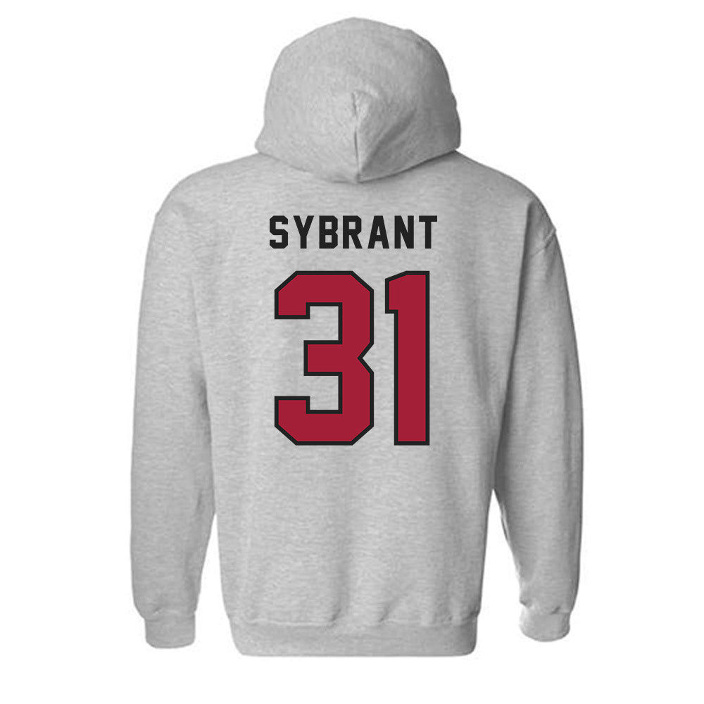 Lenoir Rhyne - NCAA Men's Lacrosse : Brandon Sybrant - Classic Shersey Hooded Sweatshirt-1