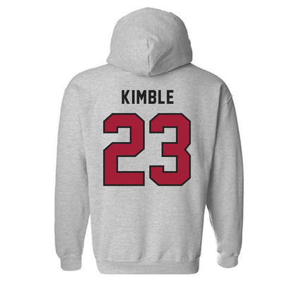 Lenoir Rhyne - NCAA Men's Basketball : Blessin Kimble - Classic Shersey Hooded Sweatshirt-1