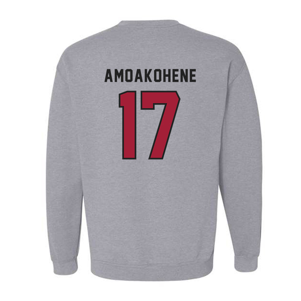 Lenoir Rhyne - NCAA Football : Justin Amoakohene - Classic Shersey Crewneck Sweatshirt-1