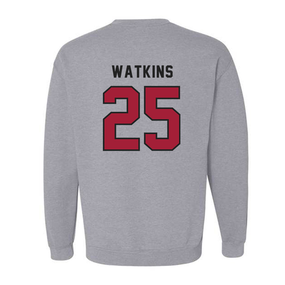 Lenoir Rhyne - NCAA Football : Dj Watkins - Classic Shersey Crewneck Sweatshirt-1