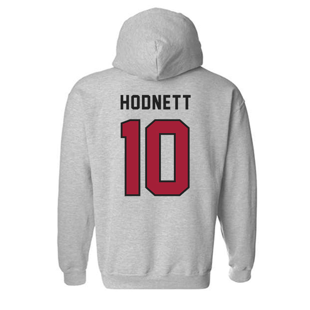 Lenoir Rhyne - NCAA Men's Basketball : Junior Hodnett - Classic Shersey Hooded Sweatshirt-1