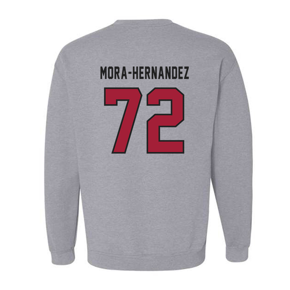 Lenoir Rhyne - NCAA Football : Aaron Jr Mora-Hernandez - Classic Shersey Crewneck Sweatshirt-1