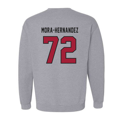 Lenoir Rhyne - NCAA Football : Aaron Jr Mora-Hernandez - Classic Shersey Crewneck Sweatshirt-1