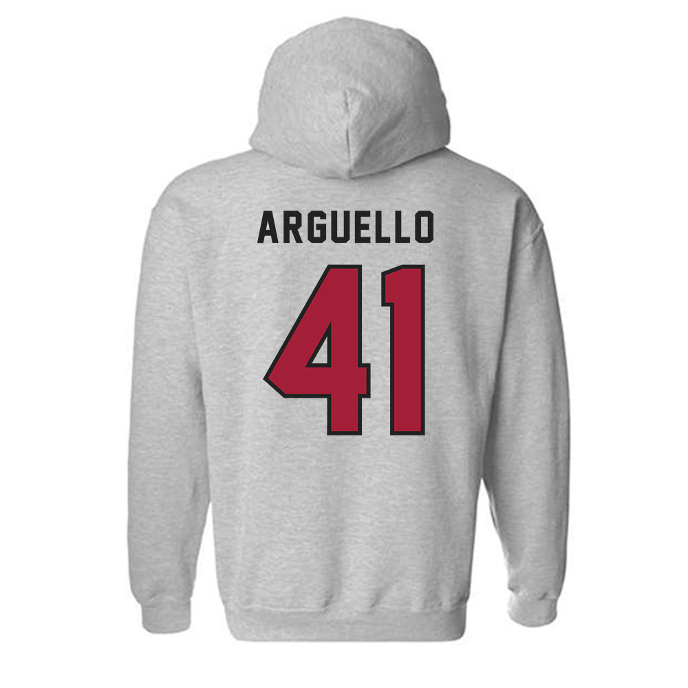 Lenoir Rhyne - NCAA Men's Soccer : Keowen Arguello - Classic Shersey Hooded Sweatshirt-1