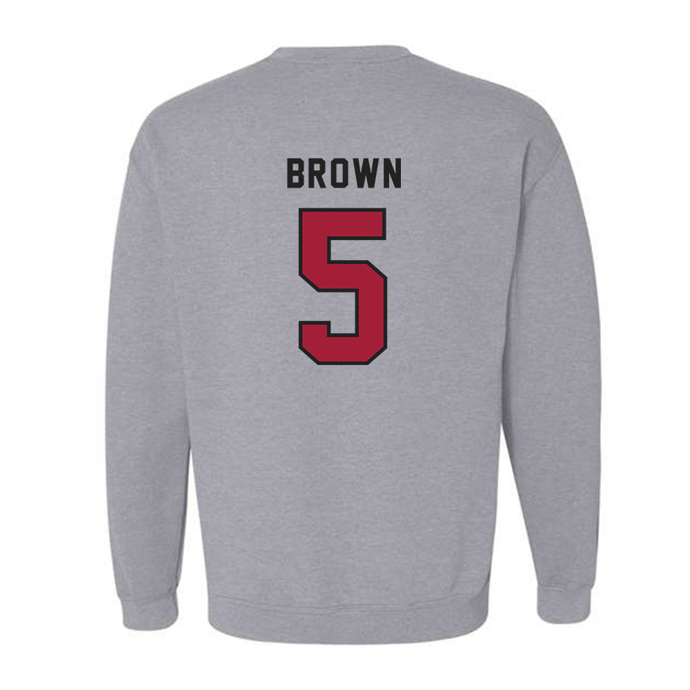 Lenoir Rhyne - NCAA Women's Basketball : Elyseia Brown - Classic Shersey Crewneck Sweatshirt-1
