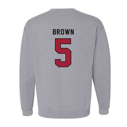 Lenoir Rhyne - NCAA Women's Basketball : Elyseia Brown - Classic Shersey Crewneck Sweatshirt-1