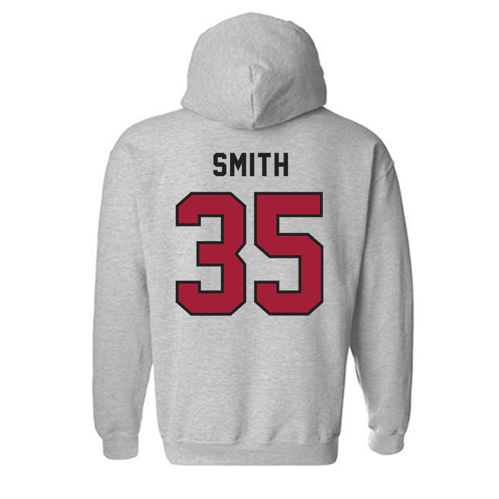 Lenoir Rhyne - NCAA Men's Lacrosse : Hayden Smith - Classic Shersey Hooded Sweatshirt-1