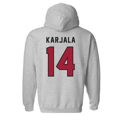 Lenoir Rhyne - NCAA Women's Volleyball : Sydney Karjala - Classic Shersey Hooded Sweatshirt-1