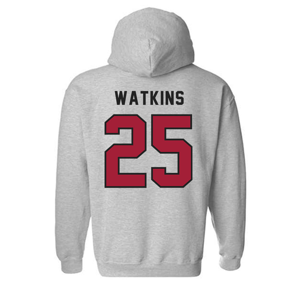 Lenoir Rhyne - NCAA Football : Dj Watkins - Classic Shersey Hooded Sweatshirt-1