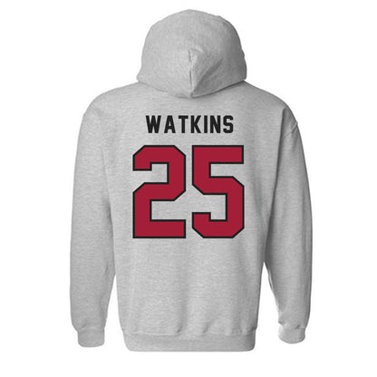 Lenoir Rhyne - NCAA Football : Dj Watkins - Classic Shersey Hooded Sweatshirt-1