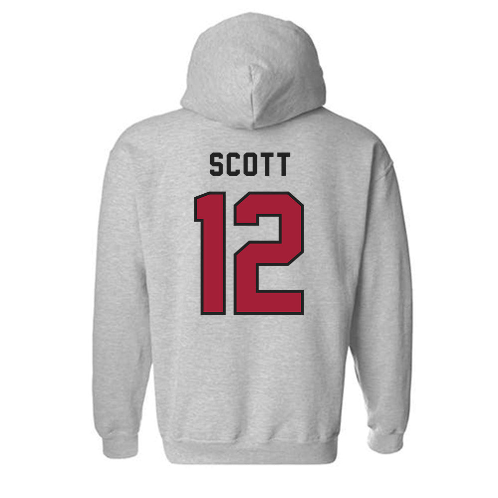 Lenoir Rhyne - NCAA Women's Volleyball : Ella Scott - Classic Shersey Hooded Sweatshirt-1
