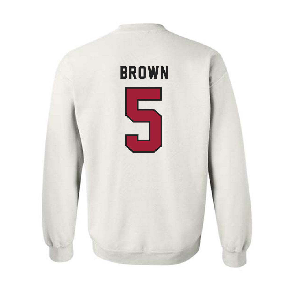 Lenoir Rhyne - NCAA Women's Basketball : Elyseia Brown - Classic Shersey Crewneck Sweatshirt-1