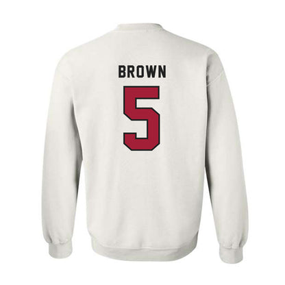 Lenoir Rhyne - NCAA Women's Basketball : Elyseia Brown - Classic Shersey Crewneck Sweatshirt-1