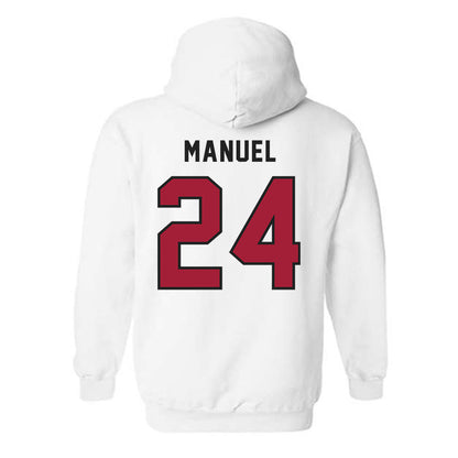 Lenoir Rhyne - NCAA Baseball : Mark Manuel - Classic Shersey Hooded Sweatshirt-1