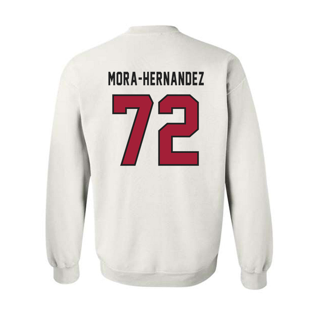 Lenoir Rhyne - NCAA Football : Aaron Jr Mora-Hernandez - Classic Shersey Crewneck Sweatshirt-1
