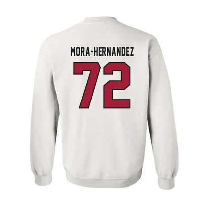 Lenoir Rhyne - NCAA Football : Aaron Jr Mora-Hernandez - Classic Shersey Crewneck Sweatshirt-1
