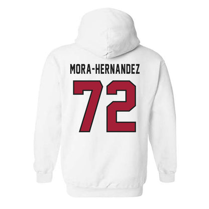Lenoir Rhyne - NCAA Football : Aaron Jr Mora-Hernandez - Classic Shersey Hooded Sweatshirt-1