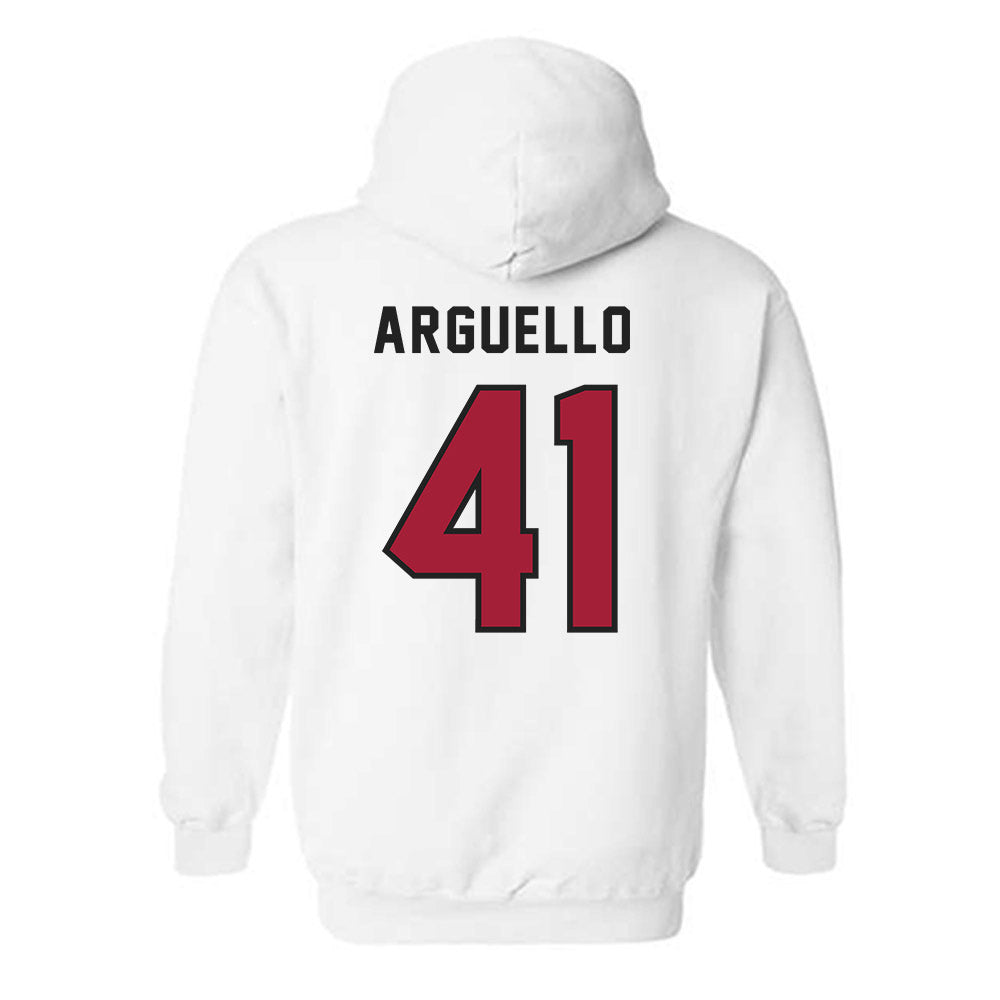Lenoir Rhyne - NCAA Men's Soccer : Keowen Arguello - Classic Shersey Hooded Sweatshirt-1