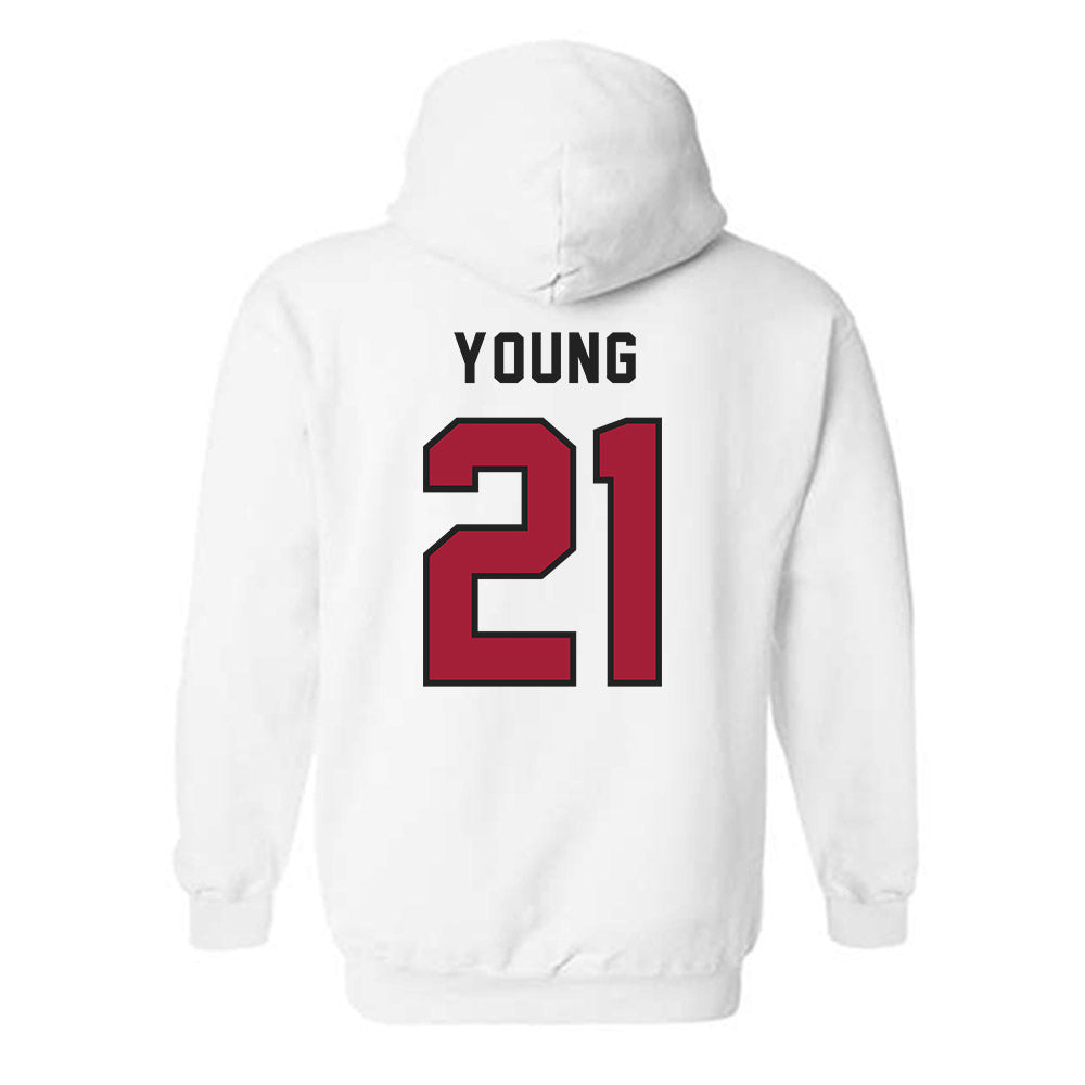 Lenoir Rhyne - NCAA Softball : Sage Young - Classic Shersey Hooded Sweatshirt-1