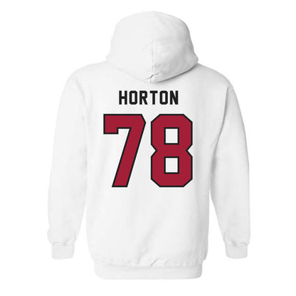 Lenoir Rhyne - NCAA Football : Noah Horton - Classic Shersey Hooded Sweatshirt-1