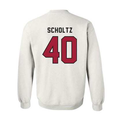 Lenoir Rhyne - NCAA Baseball : Larson Scholtz - Classic Shersey Crewneck Sweatshirt-1