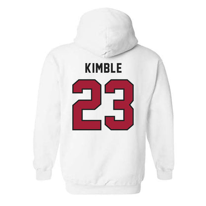 Lenoir Rhyne - NCAA Men's Basketball : Blessin Kimble - Classic Shersey Hooded Sweatshirt-1