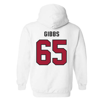 Lenoir Rhyne - NCAA Football : Breyon Gibbs - Classic Shersey Hooded Sweatshirt-1