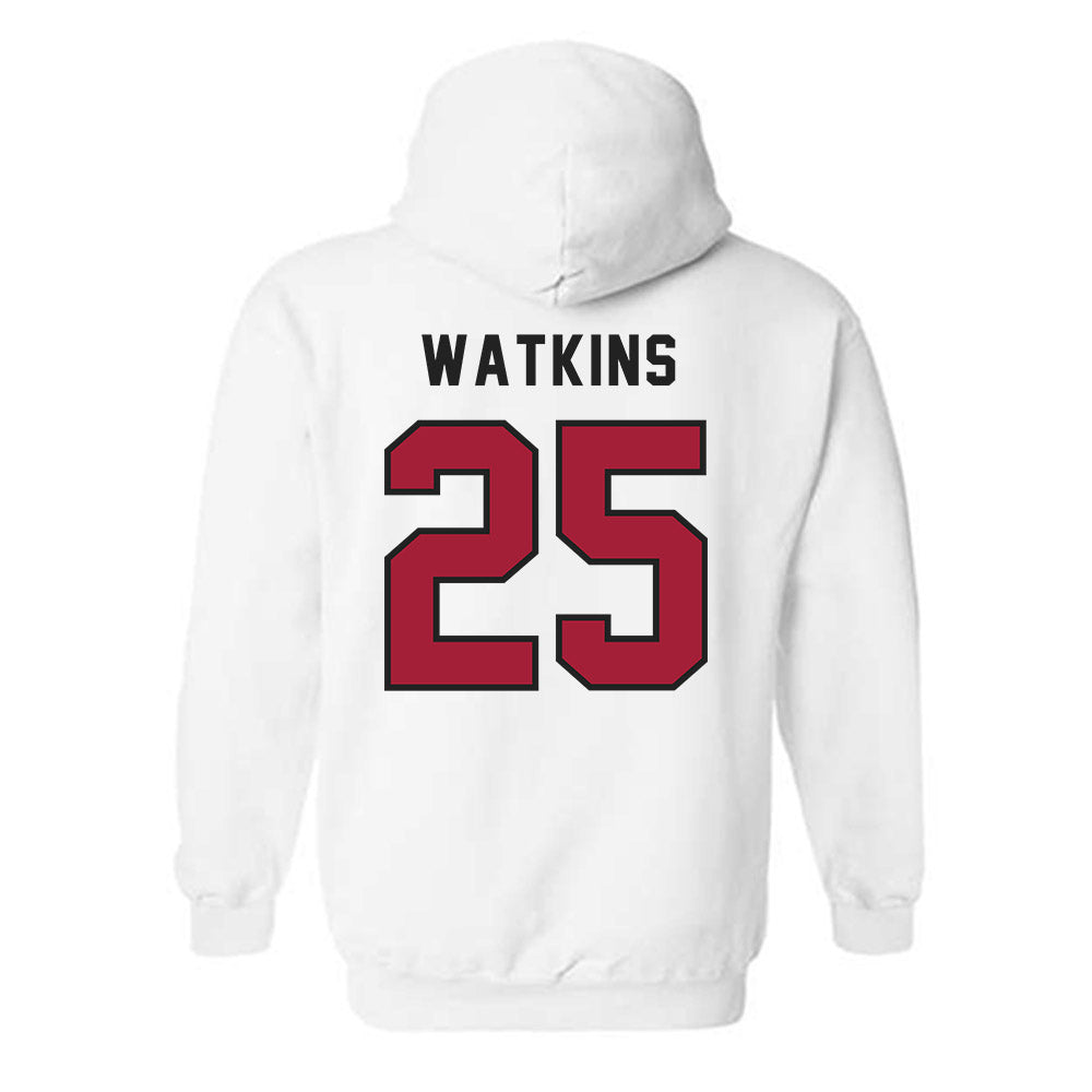 Lenoir Rhyne - NCAA Football : Dj Watkins - Classic Shersey Hooded Sweatshirt-1