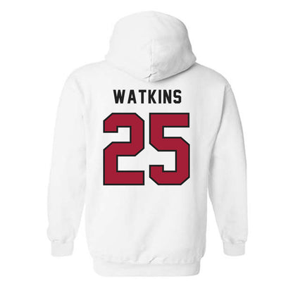 Lenoir Rhyne - NCAA Football : Dj Watkins - Classic Shersey Hooded Sweatshirt-1