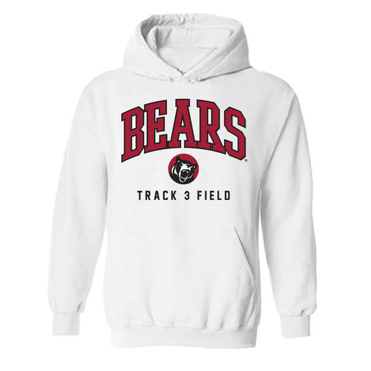 Lenoir Rhyne - NCAA Men's Track & Field : Dion Enongene - Classic Shersey Hooded Sweatshirt-0