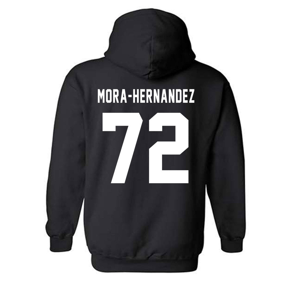 Lenoir Rhyne - NCAA Football : Aaron Jr Mora-Hernandez - Classic Shersey Hooded Sweatshirt-1