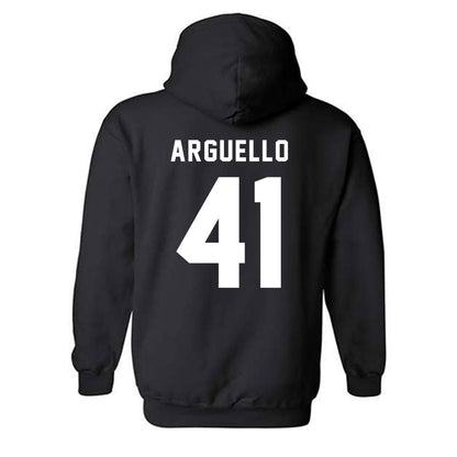 Lenoir Rhyne - NCAA Men's Soccer : Keowen Arguello - Classic Shersey Hooded Sweatshirt-1