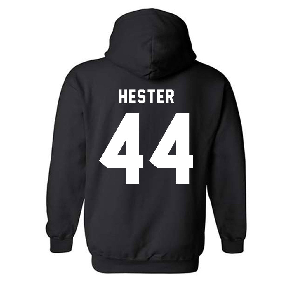 Lenoir Rhyne - NCAA Baseball : Hayden Hester - Classic Shersey Hooded Sweatshirt-1